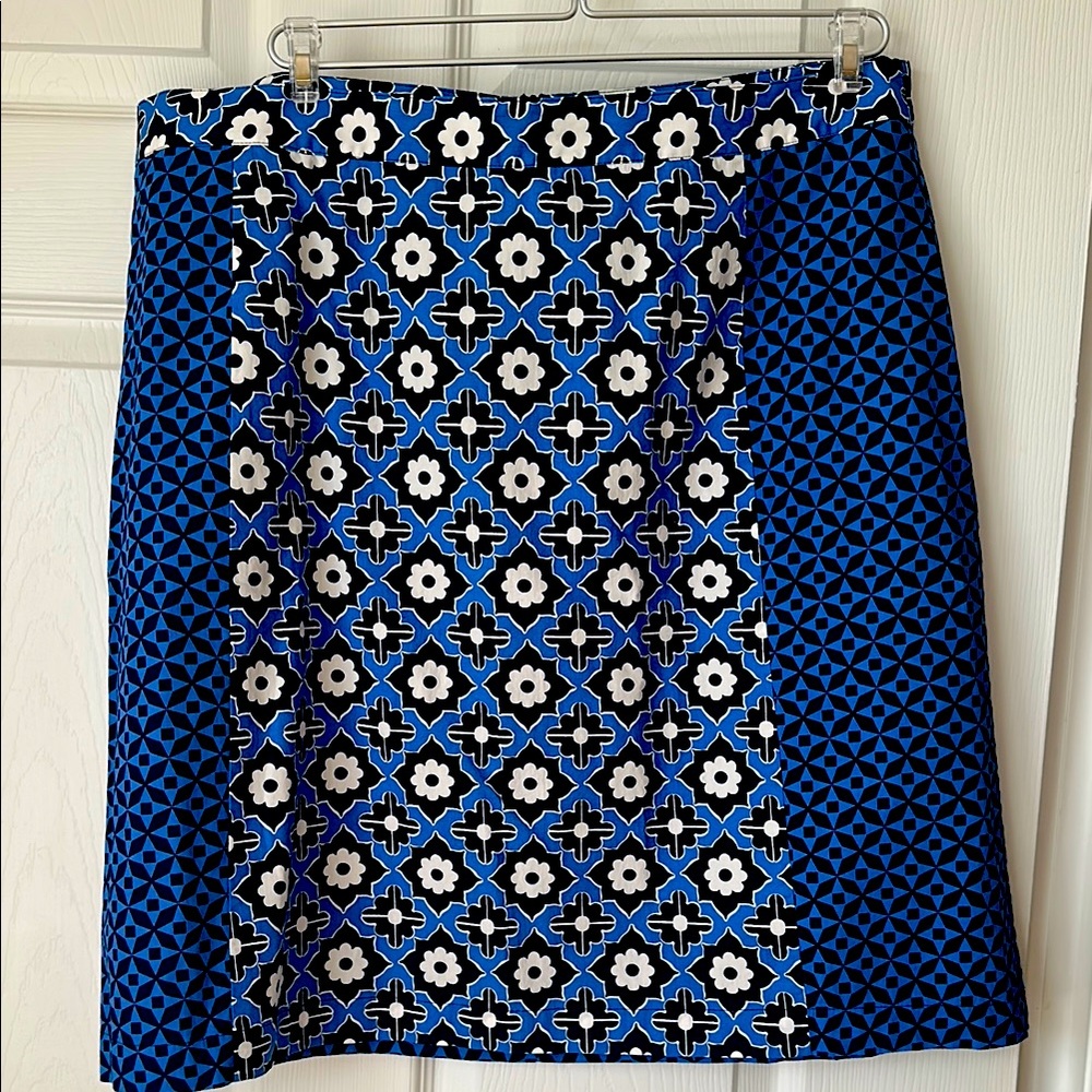 Boden Blue A-Line Skirt for Work